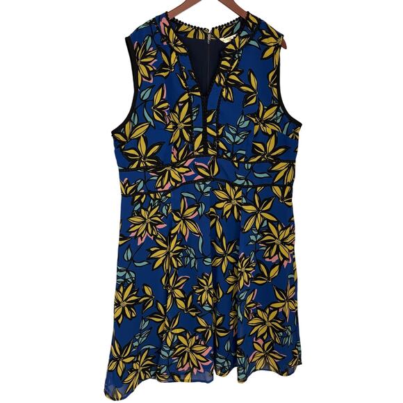 Wayward Fancies Eshakti 3X Floral Party Dress Pockets Sheath Cocktail Garden - Picture 1 of 10